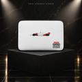 Laptop Sleeve cubo nero chiusa Studio GLS